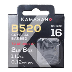 Kamasan Hooks To Nylon B520 Whisker Barbed